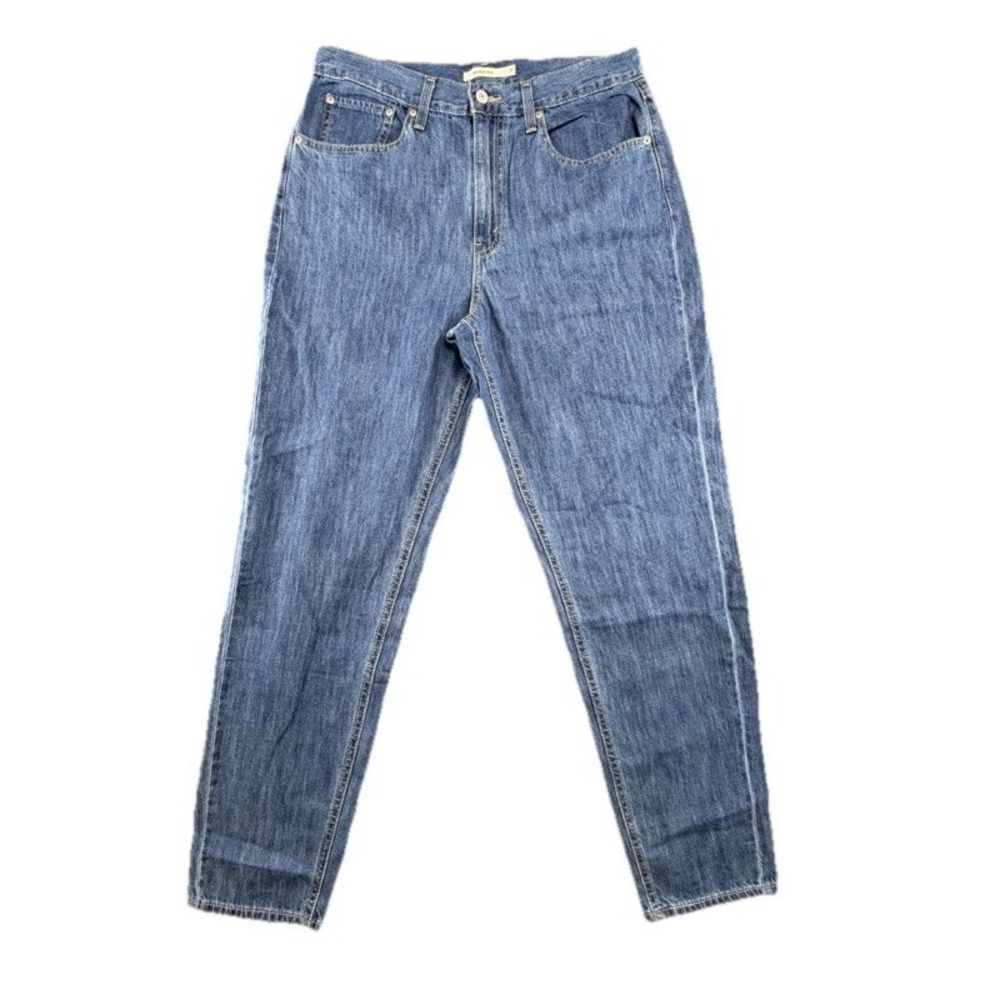 Levi's 80s Mom‎ Jeans Womens 31 Blue High Rise Relaxed Tapered 100% Cotton Denim